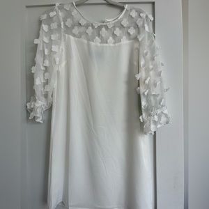 White Cece dress size XS